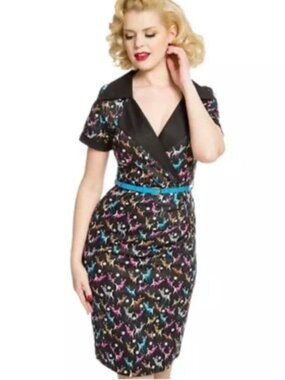 lindy bop black and red dress Lindy Bop Black and Red Geneva Dress